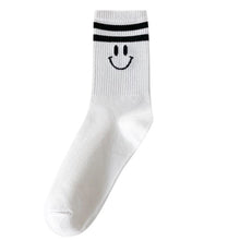 Load image into Gallery viewer, Smile Ribbed Socks
